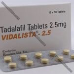 Vidalista 2.5mg - 30 Pills